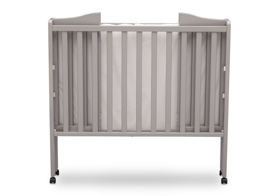 Delta Children Grey (180) Portable Folding Crib with Mattress