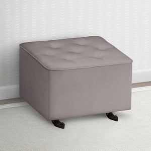French Grey (1304) 7-Emma Diamond Tufted Nursery Gliding Ottoman