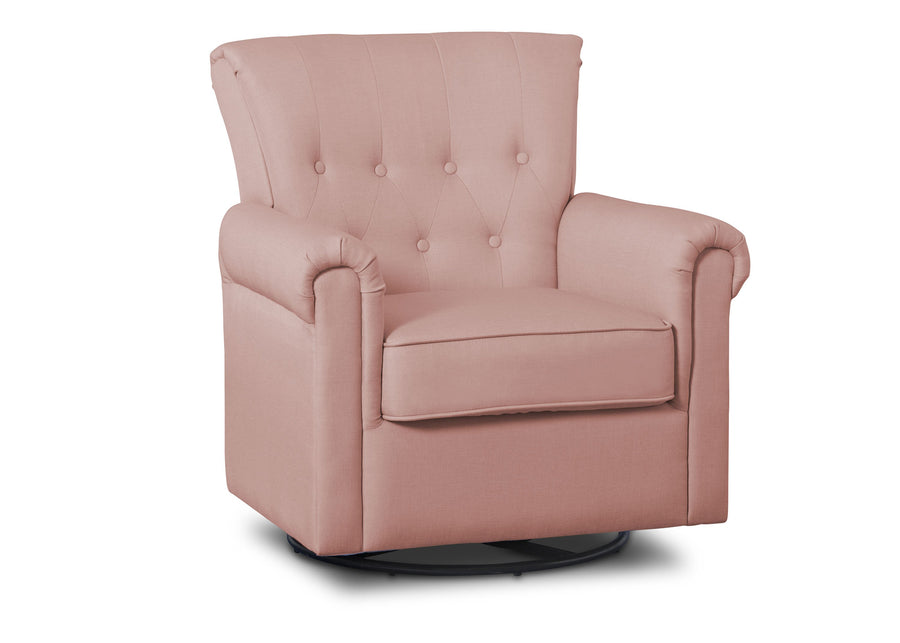 DCB:  Blush (636) Harper Nursery Glider Swivel Rocker Chair (525310), Right View, a3a 2-Harper Nursery Glider Swivel Rocker Chair