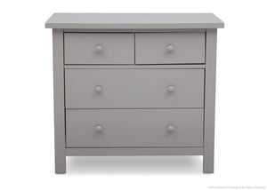 Delta Children Grey (026) 4 Drawer Dresser Front View a1a 0-Rowen 4 Drawer Dresser