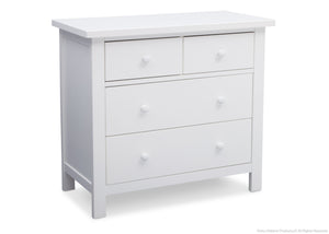 Delta Children Bianca (130) 4 Drawer Dresser Side View b2b 8-Rowen 4 Drawer Dresser