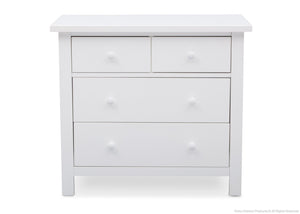 Delta Children Bianca (130) 4 Drawer Dresser Front View b1b 1-Rowen 4 Drawer Dresser