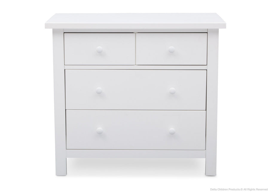 Delta Children Bianca (130) 4 Drawer Dresser Front View b1b 2-Rowen 4 Drawer Dresser