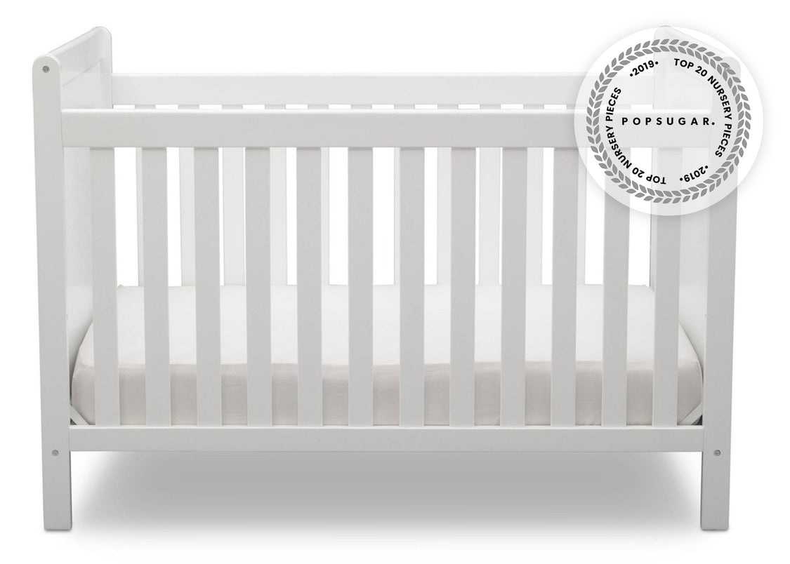 Delta Children Bianca 130 Sunnyvale 4-in-1 Convertible Crib, b3b with badge