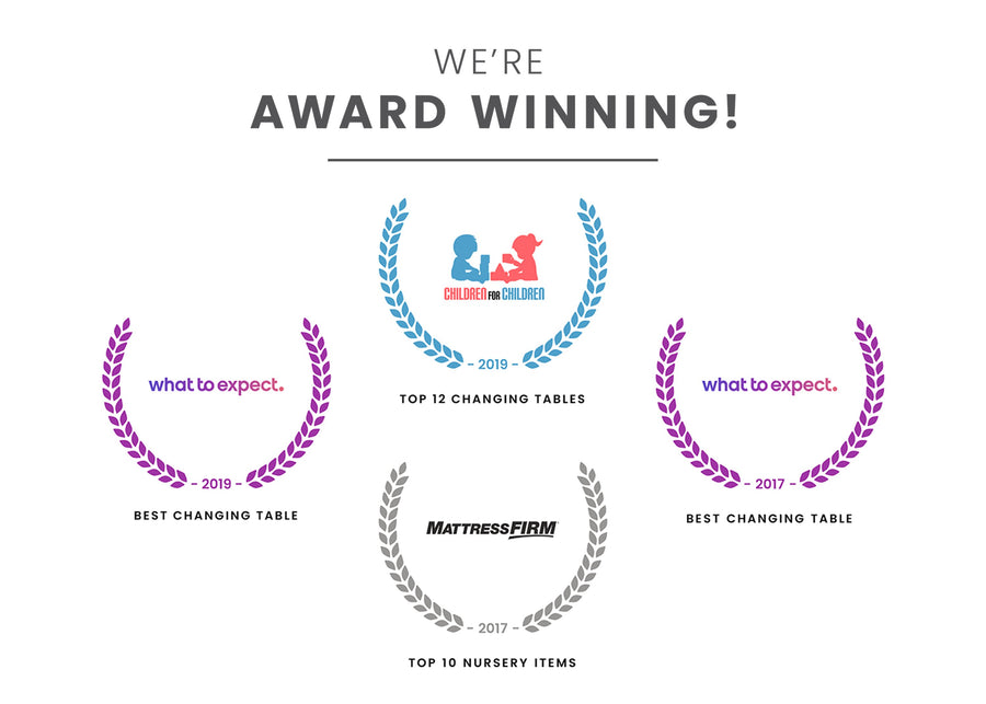 Grey 026 6-Gateway 2-in-1 Changing Table & Storage Unit