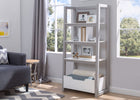 Bianca White with Grey (166) 530451-166 1-Gateway Ladder Shelf