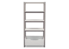 Delta Children Bianca with Grey (166) Gateway Ladder Shelf, Front View a4a 2-Gateway Ladder Shelf