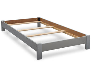 Delta Children Grey (026) Platform Twin Bed, Frame a4a 5-Platform Twin Bed