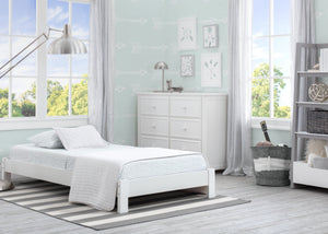  Bianca White (130) 530850-130 1-Platform Twin Bed
