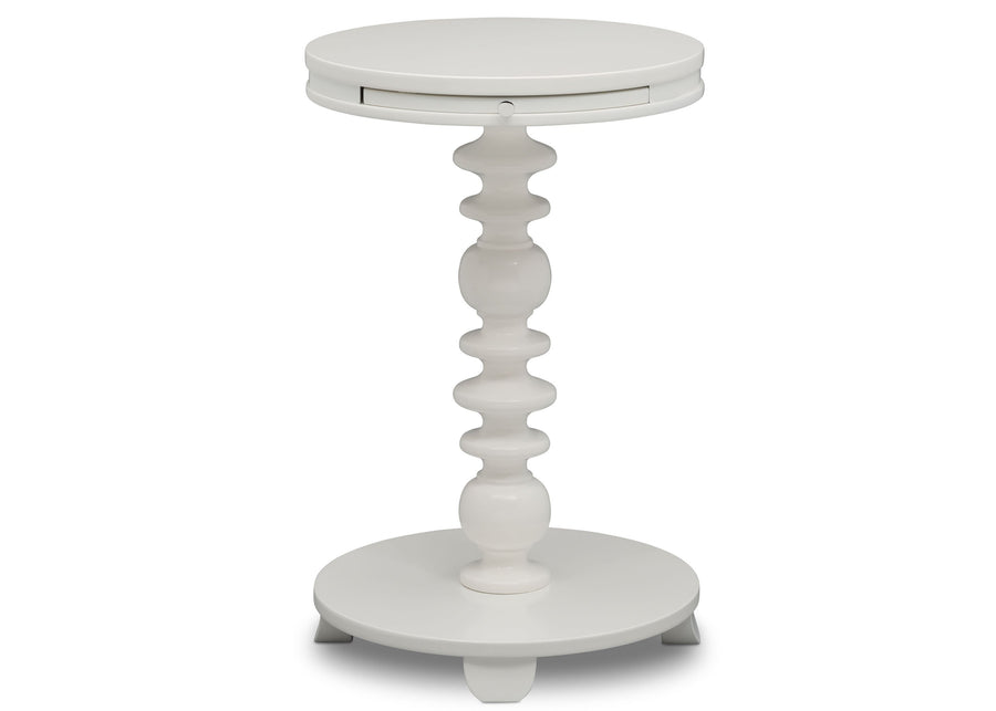 Delta Children Bianca White (130) Emery End/Side Table (531460), Hangtag, b3b 7-Jenny Lind Nightstand