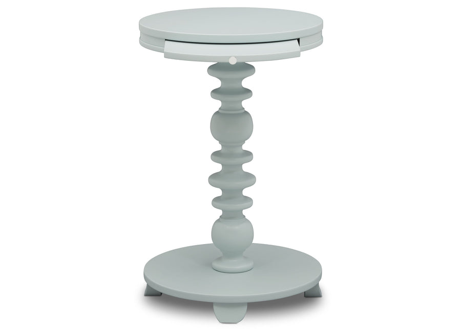 Delta Children Misty Blue (1330) Emery End/Side Table (531460), Front Silo, d4d 16-Jenny Lind Nightstand