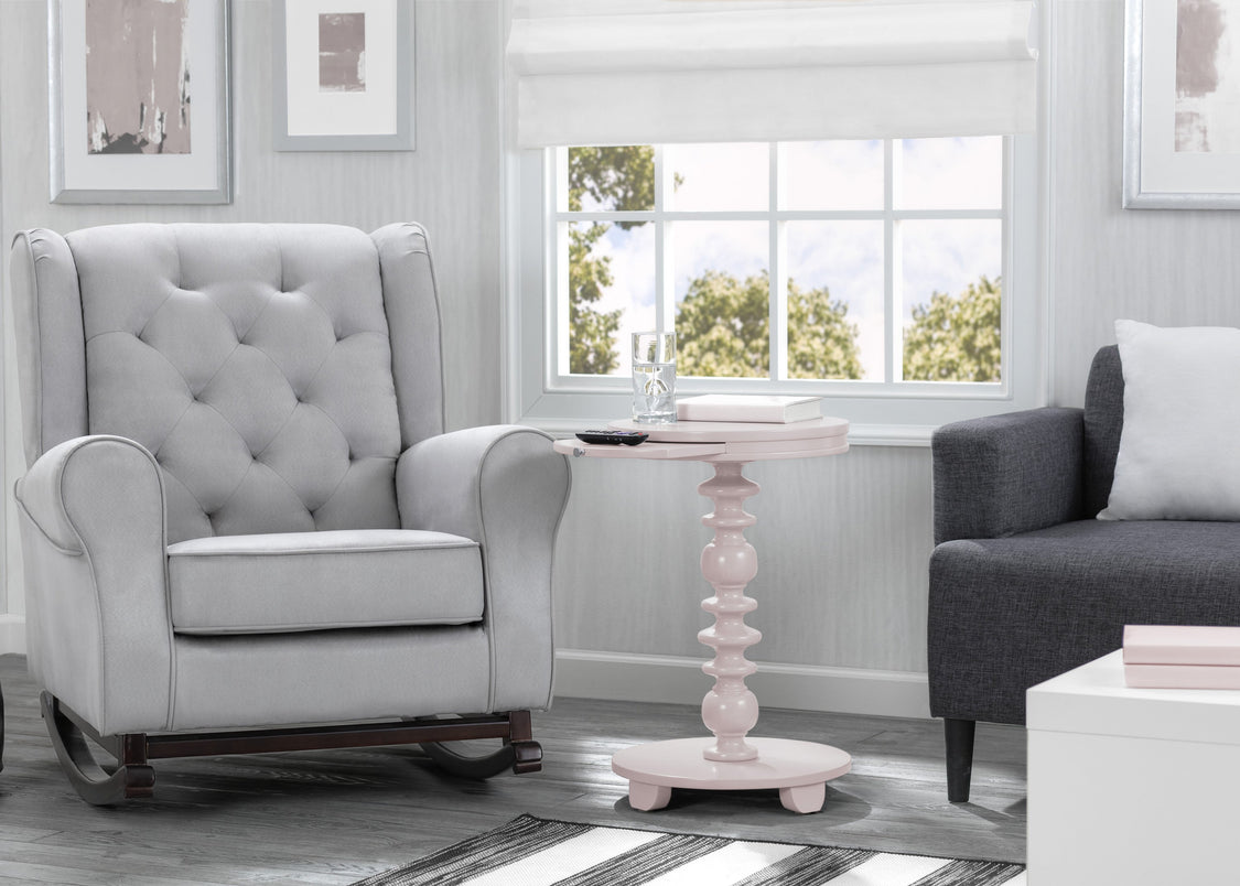 Delta Children Lotus Pink (936) Emery End/Side Table (531460), Living Room Shot, e2e