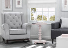 Delta Children Lotus Pink (936) Emery End/Side Table (531460), Living Room Shot, e2e 18-Jenny Lind Nightstand