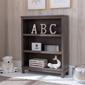 Delta Children Rustic Grey (084) Cambridge Bookcase/Hutch, hangtag, a1a 2-Cambridge Bookcase/Hutch
