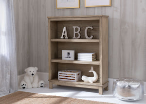 Delta Children Rustic Driftwood (112) Cambridge Bookcase/Hutch, hangtag, b1b 12-Cambridge Bookcase/Hutch
