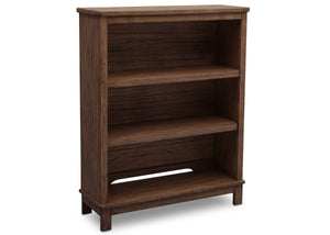 Delta Children Rustic Oak (229) Cambridge Bookcase/Hutch, angled view, c2c 2-Cambridge Bookcase/Hutch