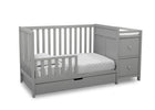 Delta Children Grey 026 Luna Convertible Crib N Changer with Under Drawer (536160) 7-Luna Convertible Crib N Changer with Under Drawer