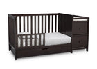 Delta Children Dark Chocolate (207) Luna Convertible Crib N with Under Drawer (536160) 23-Luna Convertible Crib N Changer with Under Drawer