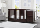 Luna Convertible Crib N Changer with Under Drawer Dark Chocolate (207) 17-Luna Convertible Crib N Changer with Under Drawer