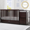 Luna Convertible Crib N Changer with Under Drawer Dark Chocolate 207 26-Luna Convertible Crib N Changer with Under Drawer