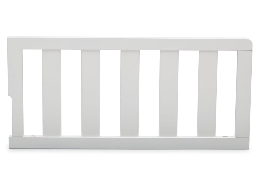Delta Children Bianca White (130) Guardrail (536725), Front View, b1b 3-Daybed/Toddler Guardrail (536725)