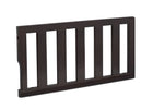 Delta Children Dark Chocolate (207) Guardrail (536725), Side View, c2c 6-Daybed/Toddler Guardrail (536725)