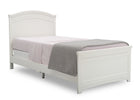 Delta Children Bianca White (130) Lindsey Twin Bed, Angled View, b3b 7-Penelope Twin Bed