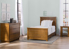 Delta Children Weathered Chestnut (223) Meadowbrook 3-Piece Twin Room-in-a-Box 3-Casey Twin Bed