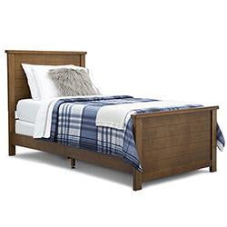 Delta Children Weathered Chestnut (223) Meadowbrook 3-Piece Twin Room-in-a-Box 8-Casey Twin Bed