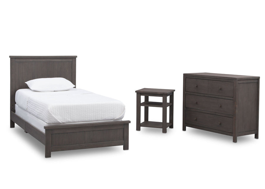 Mason Twin Bed Rustic Grey (084) 4-Mason Twin Bed