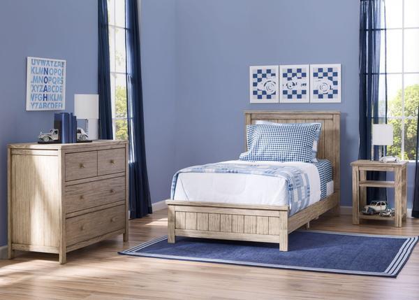 Mason Twin Bed Rustic Driftwood (112) 3-Mason Twin Bed