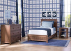 Mason Twin Bed Rustic Oak (229)  1-Mason Twin Bed
