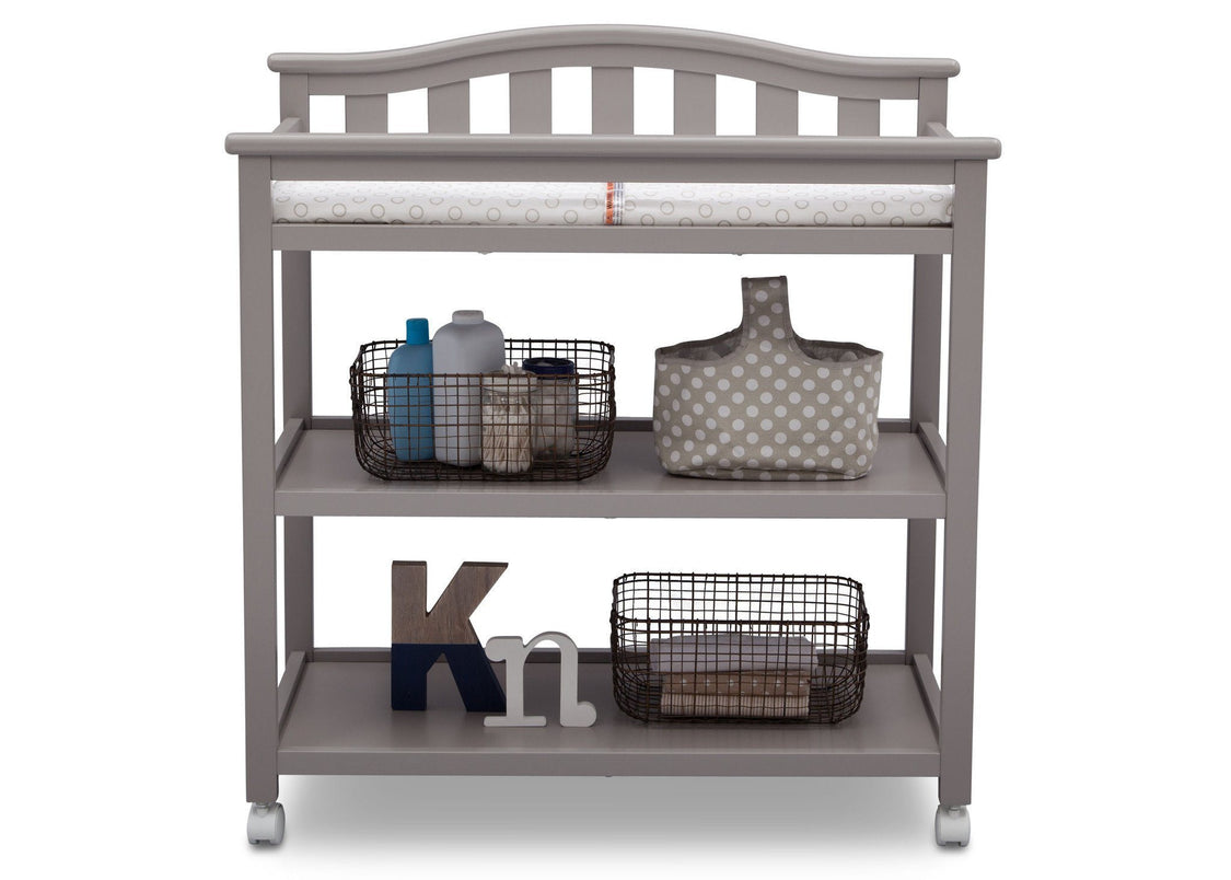 Delta Children Grey (026) Independence Changing Table Front View a2a 