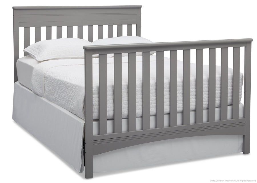Delta Children Grey (026) Fabio 4-in-1 Crib, Full-Size Bed Conversion c6c 10-Fabio 4-in-1 Crib