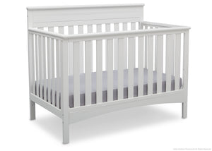 Delta Children Bianca (130) Fabio 4-in-1 Crib Side View, Crib Bed Conversion b3b 17-Fabio 4-in-1 Crib