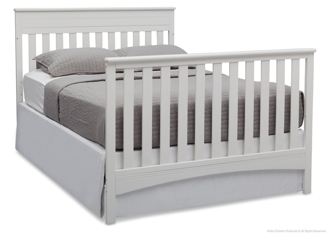 Delta Children Bianca (130) Fabio 4-in-1 Crib, Full-Size Bed Conversion b6b