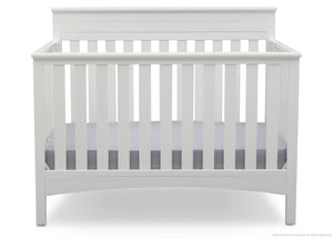 Delta Children Bianca (130) Fabio 4-in-1 Crib Front View, Crib Bed Conversion b2b 16-Fabio 4-in-1 Crib