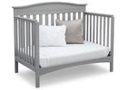 Delta Children Grey (026) Bakerton 4-in-1 Crib Daybed Conversion Side View a5a 4-Bakerton 4-in-1 Crib