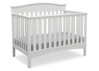 Delta Children Bianca (130) Bakerton 4-in-1 Crib  Side View b3b 6-Bakerton 4-in-1 Crib