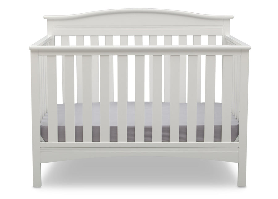 Delta Children Bianca (130) Bakerton 4-in-1 Crib Front View b2b 7-Bakerton 4-in-1 Crib