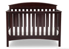 Delta Children Dark Chocolate (207) Abby 4-in-1 Crib Front View c2c 18-Abby 4-in-1 Convertible Crib
