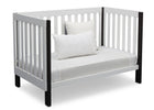 Delta Children Bianca with Ebony (149) Bellevue 3-in-1 Crib, Daybed Conversion a7a 5-Bellevue 3-in-1 Crib