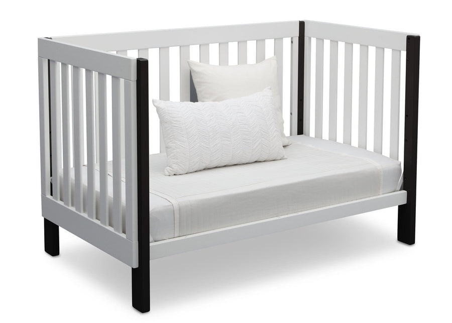 Delta Children Bianca with Ebony (149) Bellevue 3-in-1 Crib, Daybed Conversion a7a 5-Bellevue 3-in-1 Crib