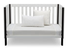 Delta Children Bianca with Ebony (149) Bellevue 3-in-1 Crib, Daybed Front View  6-Bellevue 3-in-1 Crib
