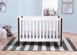Delta Children Bianca with Ebony (149) Bellevue 3-in-1 Crib, Hangtag a2a 16-Bellevue 3-in-1 Crib