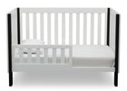 Delta Children Bianca with Ebony (149) Bellevue 3-in-1 Crib, Toddler Bed Front View 4-Bellevue 3-in-1 Crib