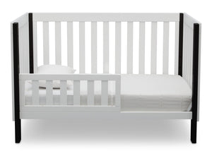 Delta Children Bianca with Ebony (149) Bellevue 3-in-1 Crib, Toddler Bed Front View 5-Bellevue 3-in-1 Crib