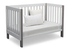 Delta Children Bianca with Grey (166) Bellevue 3-in-1 Crib, Daybed Conversion b6b 12-Bellevue 3-in-1 Crib