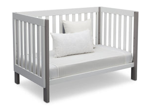 Delta Children Bianca with Grey (166) Bellevue 3-in-1 Crib, Daybed Conversion b6b 13-Bellevue 3-in-1 Crib