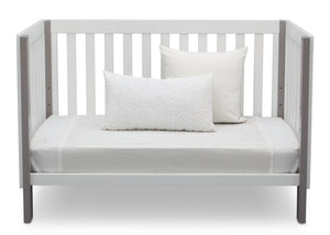Delta Children Bianca with Grey (166) Bellevue 3-in-1 Crib, Daybed Front View  14-Bellevue 3-in-1 Crib